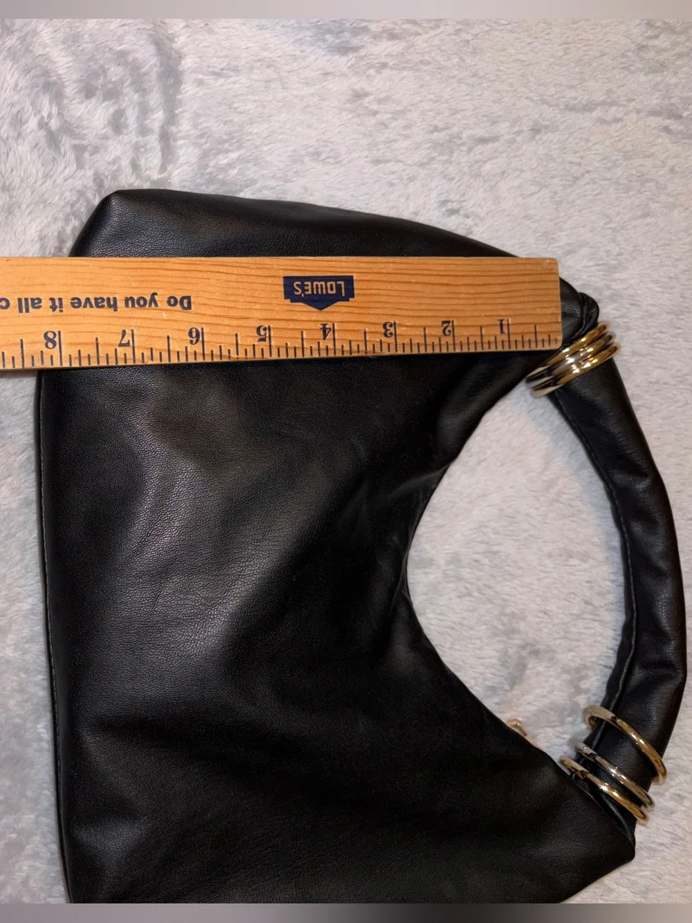 A NEW DAY SLOUCHY BAG WITH SIX REARRANGEABLE RINGS NEW WITHOUT TAGS